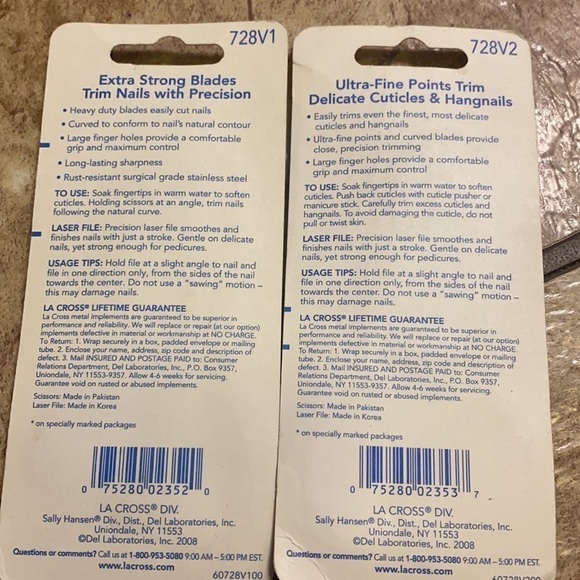 3/$20.  La Cross Cuticle and Nail Scissors - Picture 6 of 6